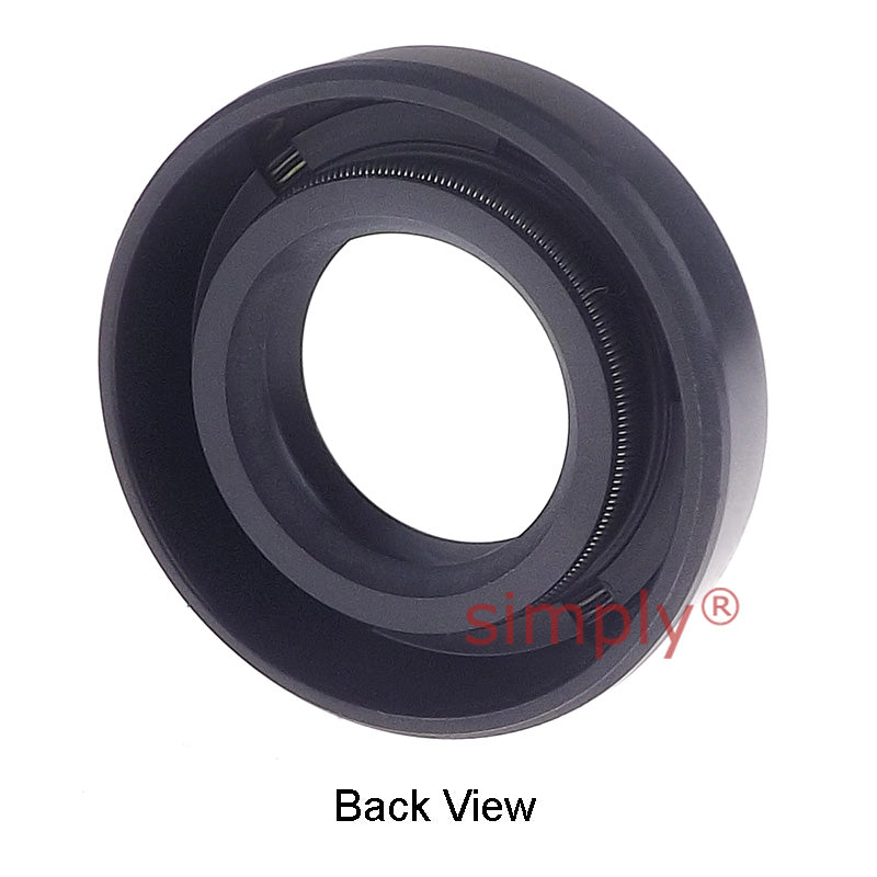 15x28x7mm Nitrile Rubber Double Lip Rotary Shaft Oil Seal with Garter Spring TC / R23