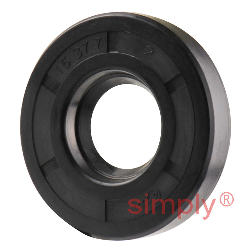 15x37x7mm Nitrile Rubber Single Lip Rotary Shaft Oil Seal with Garter Spring SC / R21