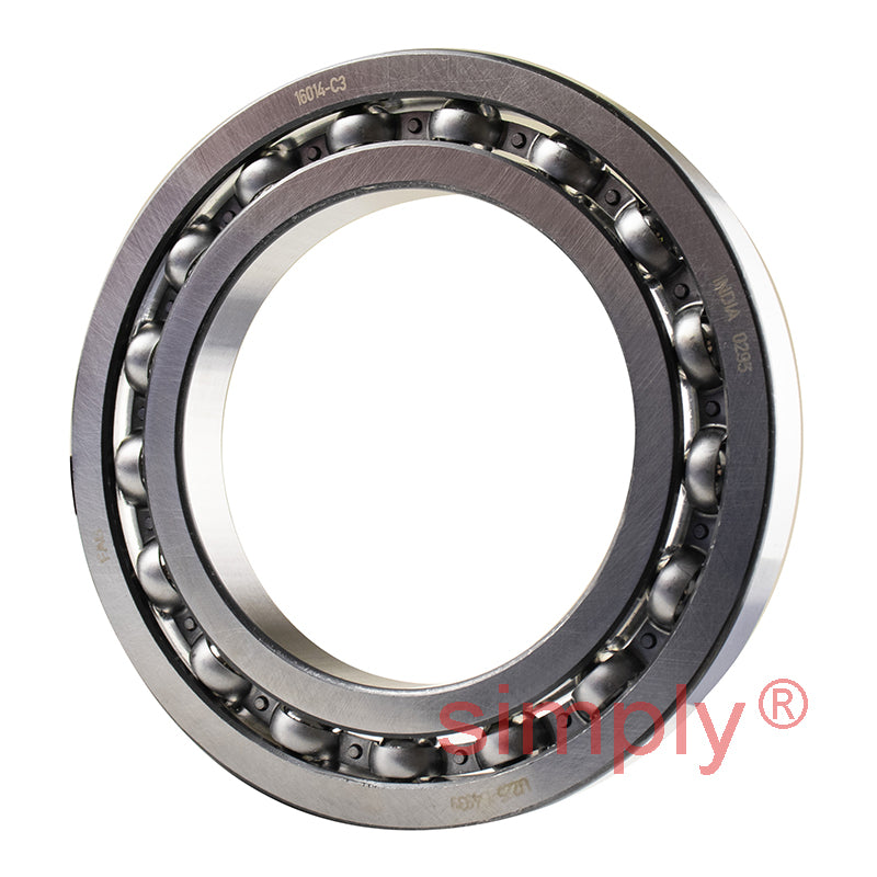 Major Branded 16014C3 Open Deep Groove Ball Bearing 70x110x13mm