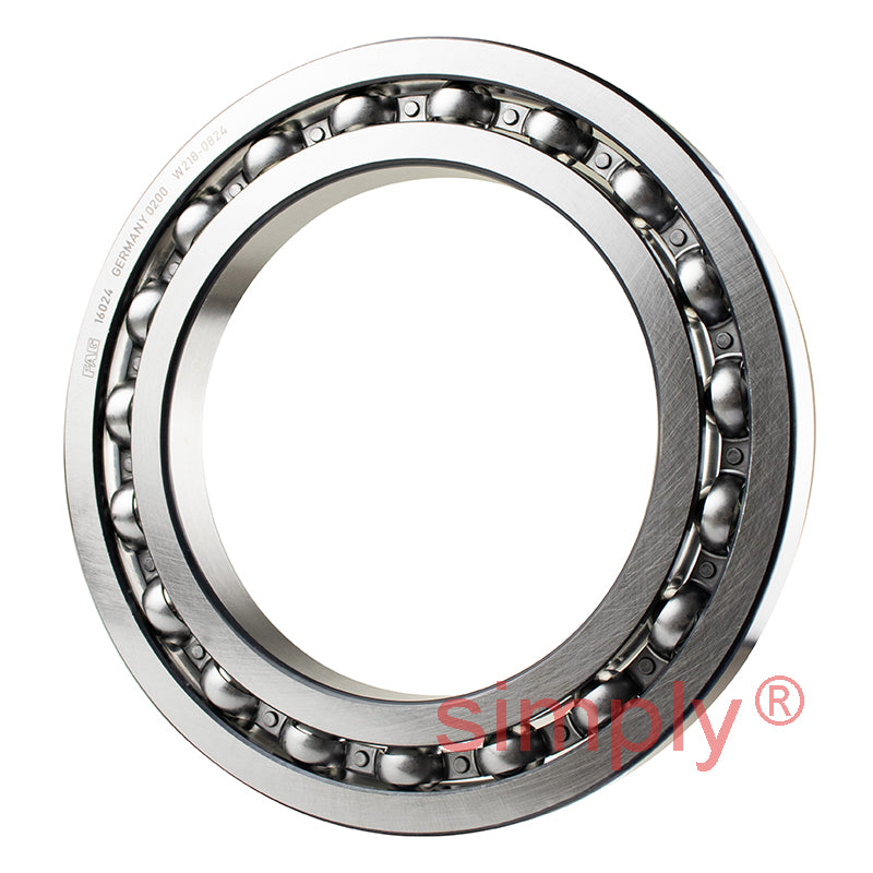 Major Branded 16024 Open Deep Groove Ball Bearing 120x180x19mm