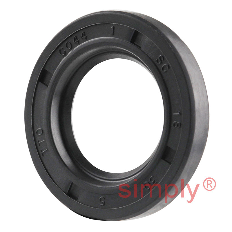 18x30x5mm Nitrile Rubber Single Lip Rotary Shaft Oil Seal SC / R21