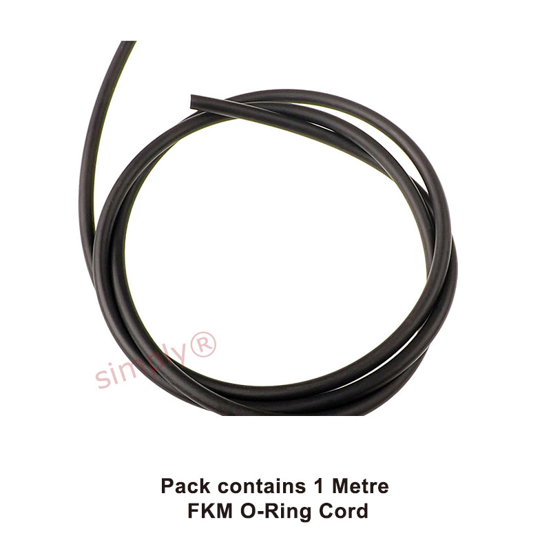 1mm Section FKM 75 Shore O-Ring Cord