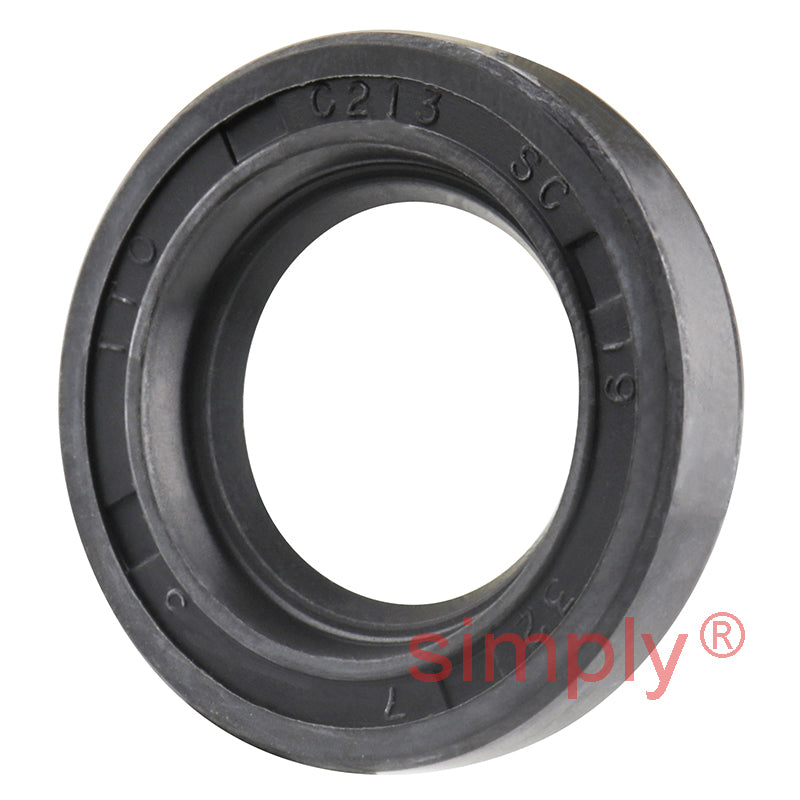 19x32x7mm Nitrile Rubber Single Lip Rotary Shaft Oil Seal with Garter Spring SC / R21