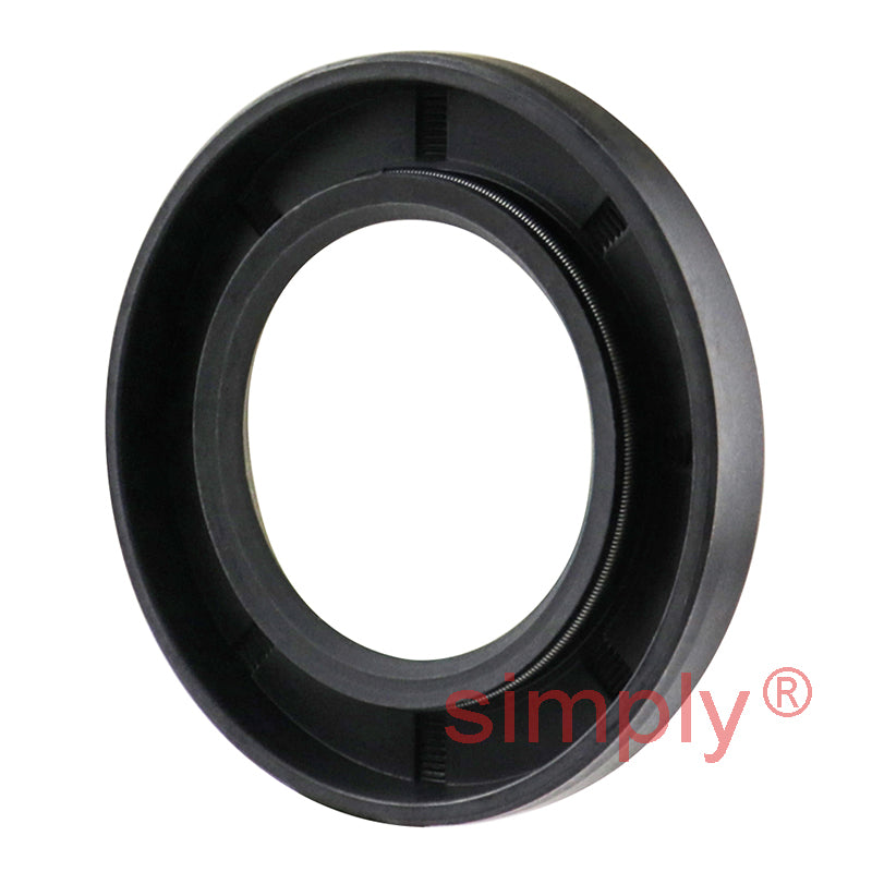 1.12x1.87x0.25 inch Nitrile Rubber Single Lip Rotary Shaft Oil Seal with Garter Spring R21 / SC