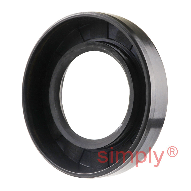 1.12x2x0.43 inch Nitrile Rubber Single Lip Rotary Shaft Oil Seal with Garter Spring R21 / SC Style