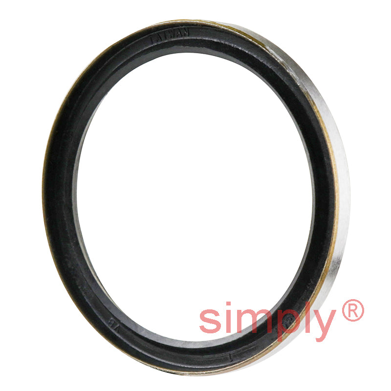 1.25x1.5x0.12 inch Metal Cased Nitrile Rubber Rotary Shaft Oil Seal Springless Design VB Style