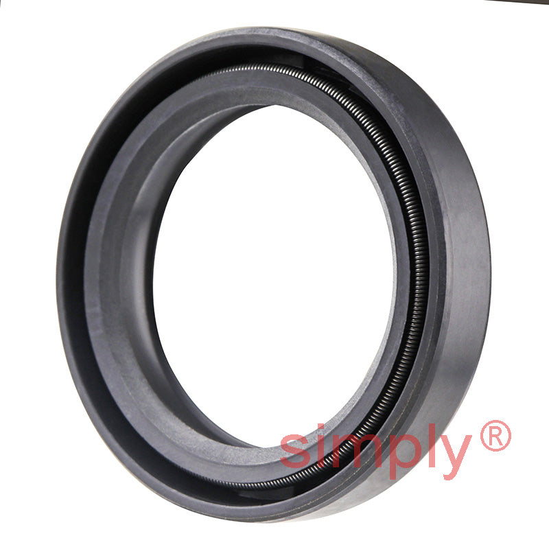 1.31x1.81x0.34 inch Nitrile Rubber Double Lip Rotary Shaft Oil Seal with Garter Spring R23 / TC Style