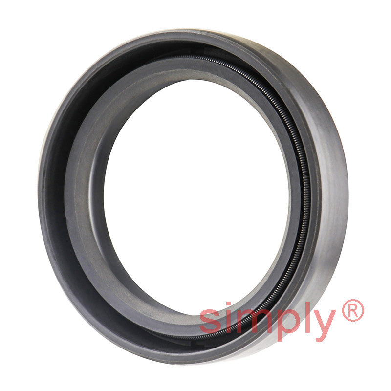 1.37x1.87x0.37 inch Nitrile Rubber Double Lip Rotary Shaft Oil Seal with Garter Spring R23 / TC Style