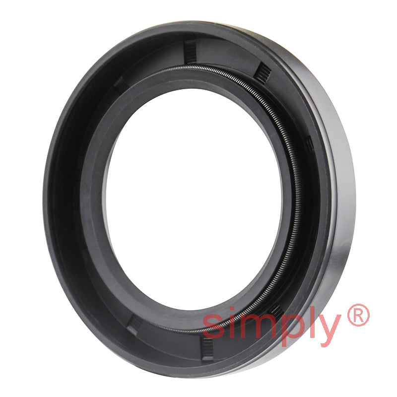 1.37x2.12x0.31 inch Nitrile Rubber Single Lip Rotary Shaft Oil Seal with Garter Spring R21 / SC