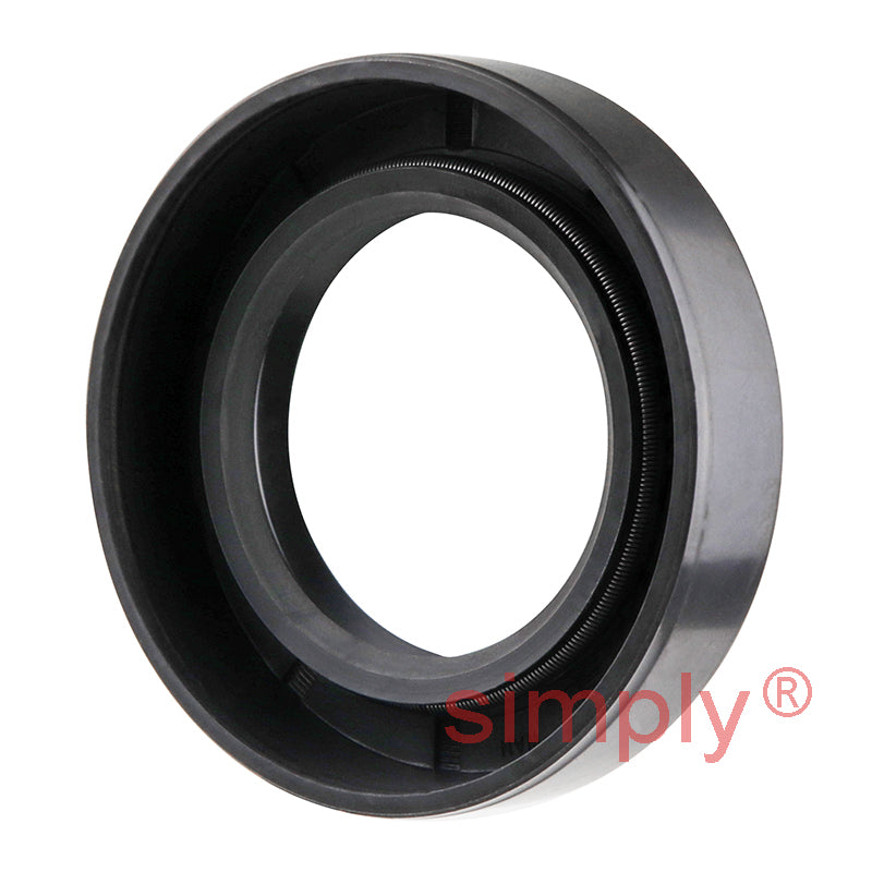 1.37x2.25x0.5 inch Nitrile Rubber Double Lip Rotary Shaft Oil Seal with Garter Spring R23 / TC Style