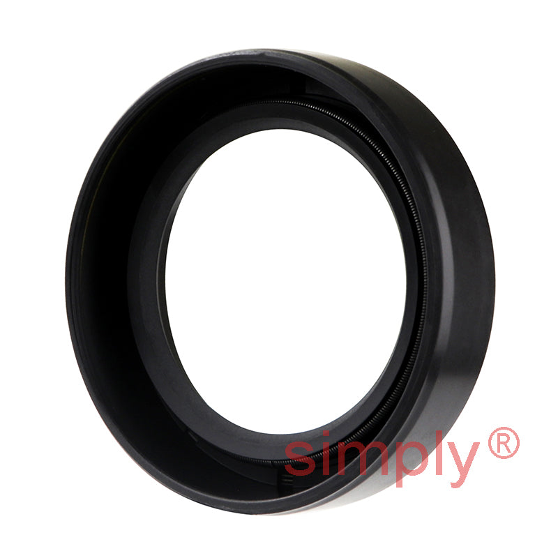 1.37x2x0.5 inch Nitrile Rubber Single Lip Rotary Shaft Oil Seal with Garter Spring R21 / SC Style