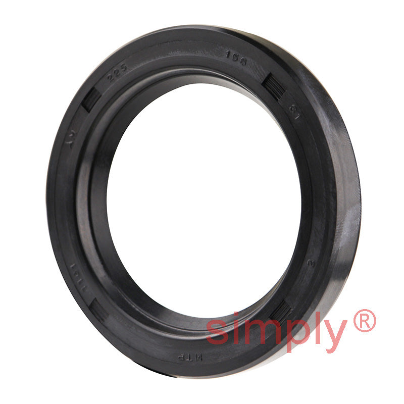 1.56x2.25x0.31 inch Nitrile Rubber Single Lip Rotary Shaft Oil Seal with Garter Spring R21 / SC