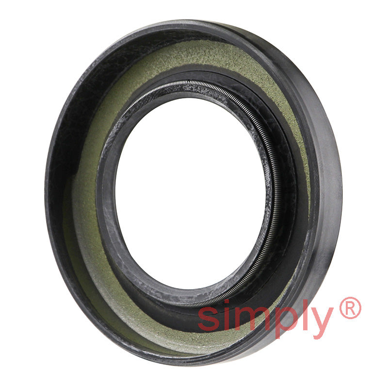 1.56x2.68x0.37 inch Nitrile Rubber Single Lip Rotary Shaft Oil Seal with Garter Spring R21 / SC