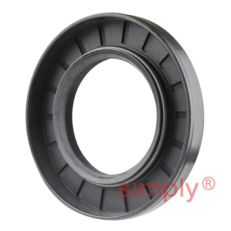 1.56x2.68x0.37 inch Nitrile Rubber Double Lip Rotary Shaft Oil Seal with Garter Spring R23 / TC Style