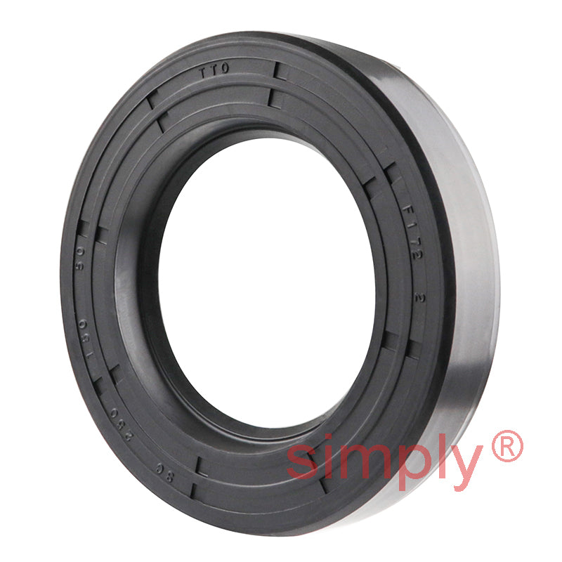 1.5x2.5x0.5 inch Nitrile Rubber Single Lip Rotary Shaft Oil Seal with Garter Spring R21 / SC Style