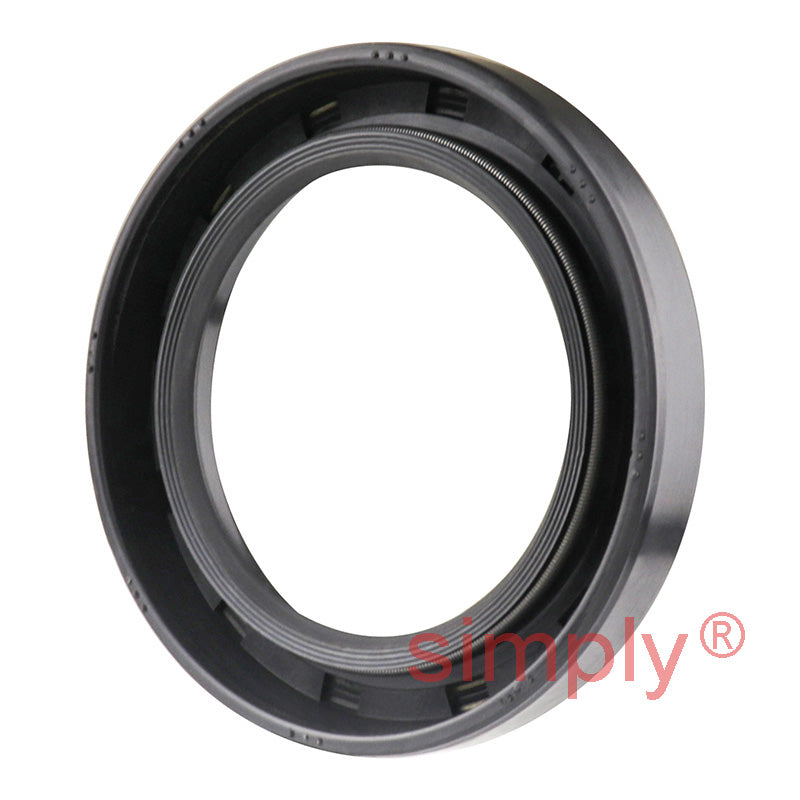 1.62x2.37x0.37 inch Nitrile Rubber Single Lip Rotary Shaft Oil Seal with Garter Spring R21 / SC
