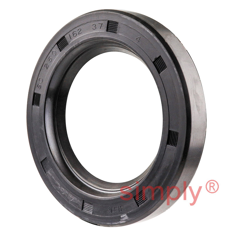 1.62x2.5x0.37 inch Nitrile Rubber Single Lip Rotary Shaft Oil Seal with Garter Spring R21 / SC