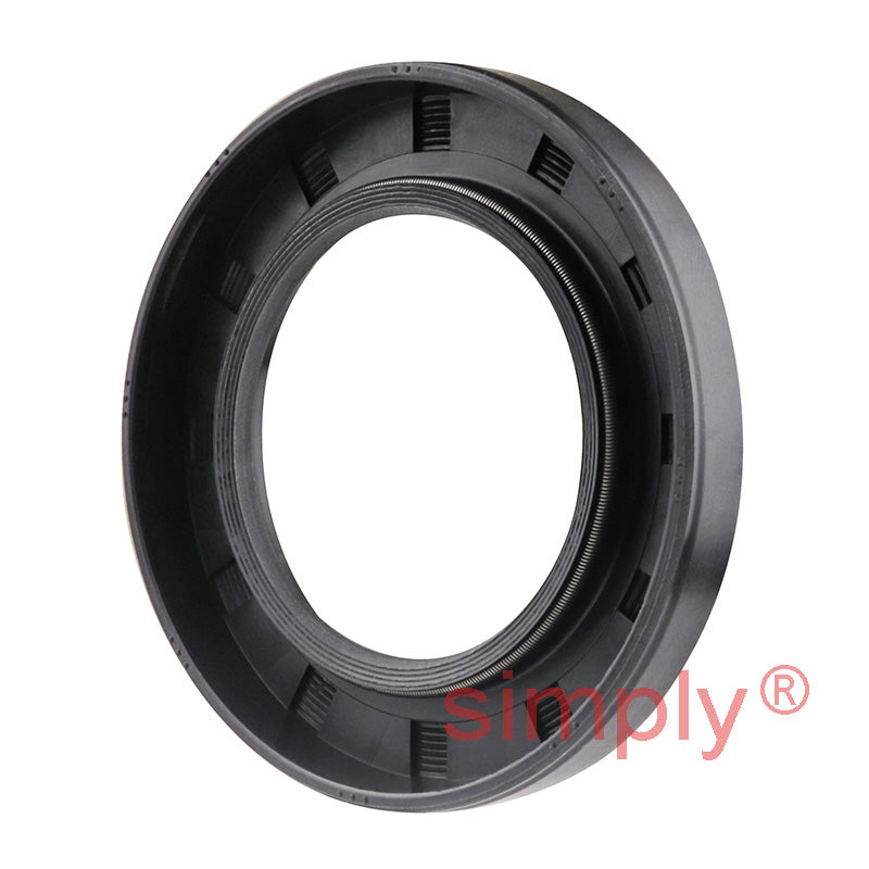 1.62x2.62x0.37 inch Nitrile Rubber Single Lip Rotary Shaft Oil Seal with Garter Spring R21 / SC