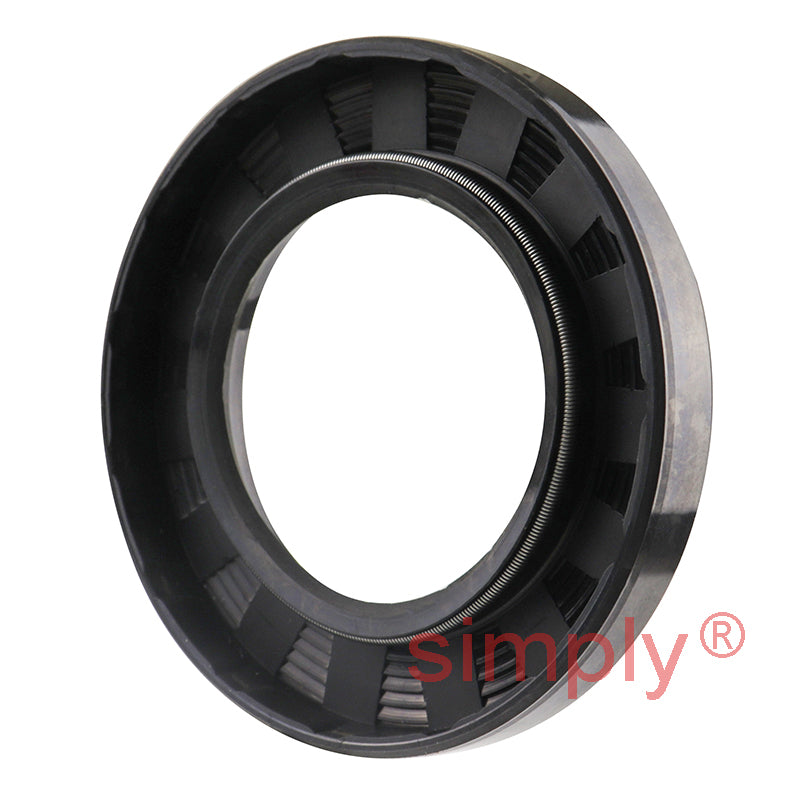 1.62x2.75x0.37 inch Nitrile Rubber Single Lip Rotary Shaft Oil Seal with Garter Spring R21 / SC