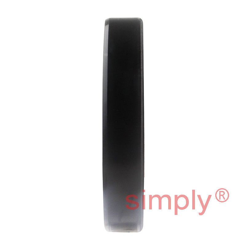 1.62x2.87x0.5 inch Nitrile Rubber Single Lip Rotary Shaft Oil Seal with Garter Spring R21 / SC