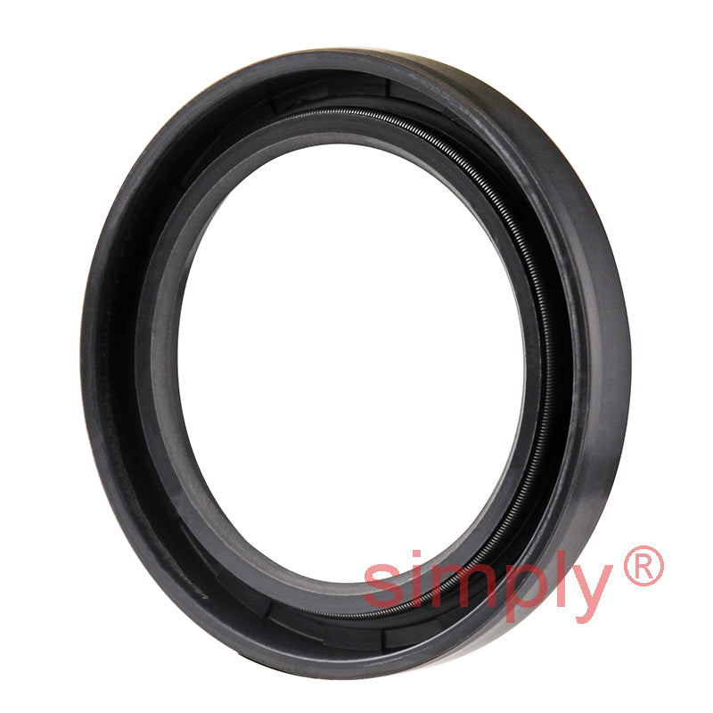 1.75x2.37x0.31 inch Nitrile Rubber Single Lip Rotary Shaft Oil Seal with Garter Spring R21 / SC