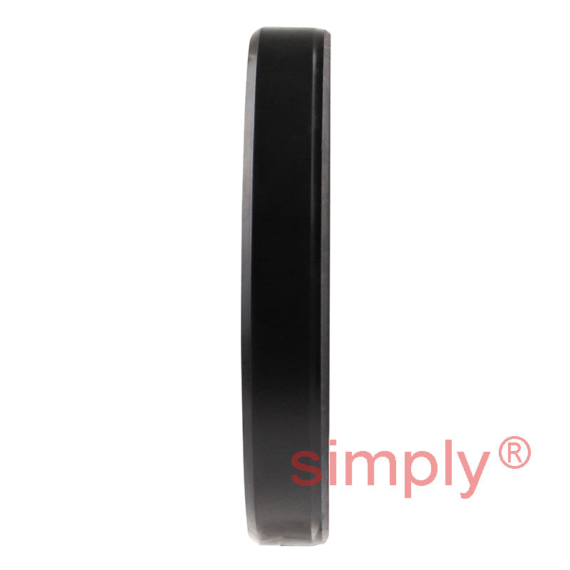 1.75x2.5x0.37 inch Nitrile Rubber Single Lip Rotary Shaft Oil Seal with Garter Spring R21 / SC