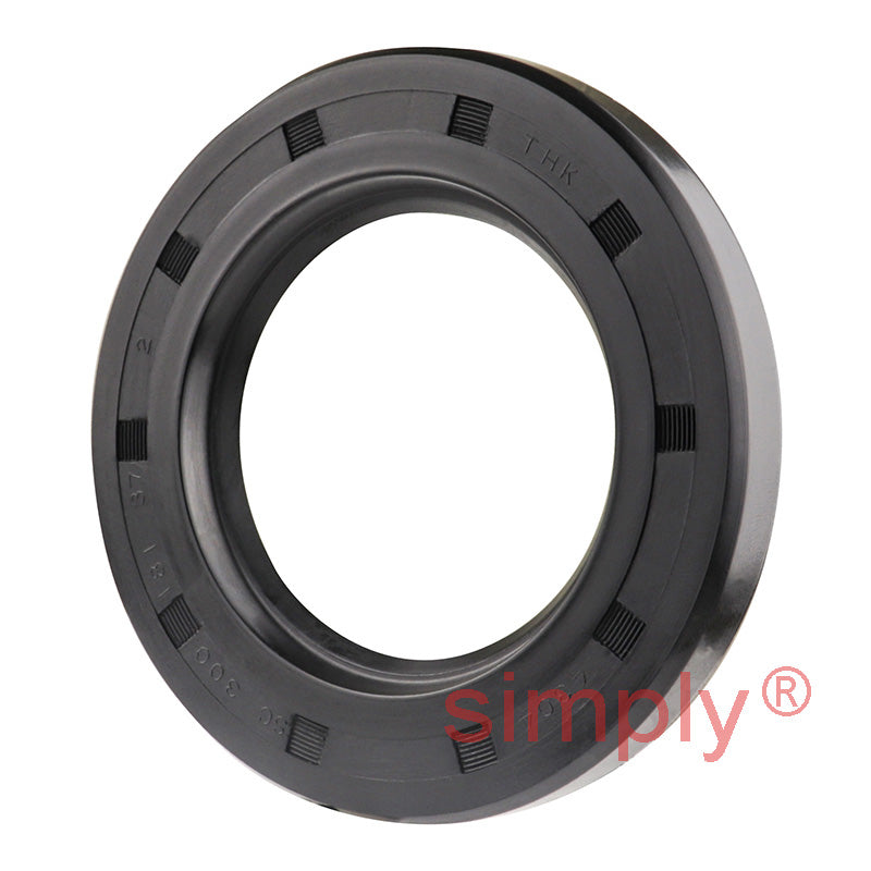1.81x3x0.37 inch Nitrile Rubber Single Lip Rotary Shaft Oil Seal with Garter Spring R21 / SC