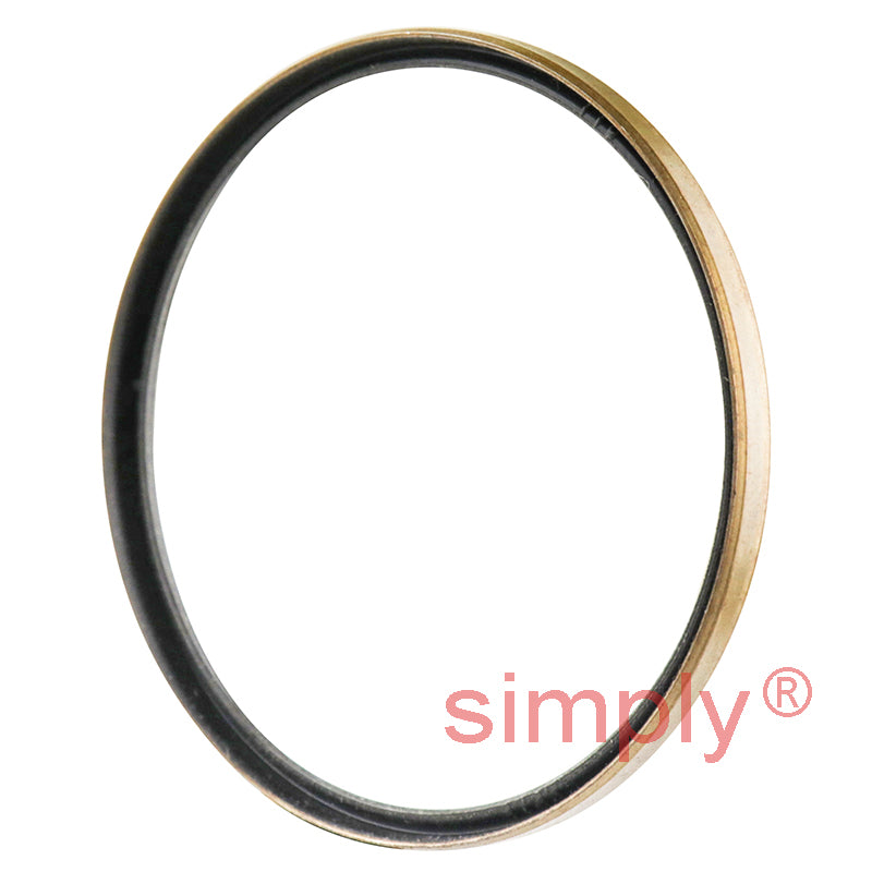 1.87x2.06x0.18 inch Metal Cased Nitrile Rubber Rotary Shaft Oil Seal Springless Design VB Style