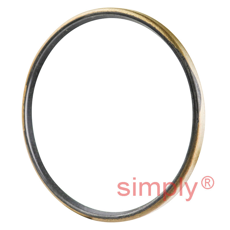 1.87x2.06x0.18 inch Metal Cased Nitrile Rubber Rotary Shaft Oil Seal Springless Design VB Style