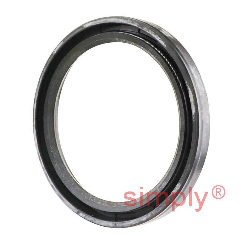 1.87x2.39x0.25 inch Nitrile Rubber Single Lip Rotary Shaft Oil Seal with Garter Spring R21 / SC