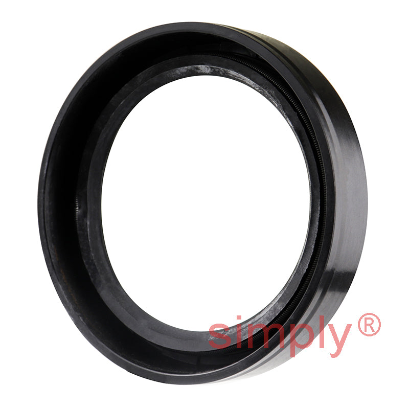 1.87x2.5x0.5 inch Nitrile Rubber Single Lip Rotary Shaft Oil Seal with Garter Spring R21 / SC