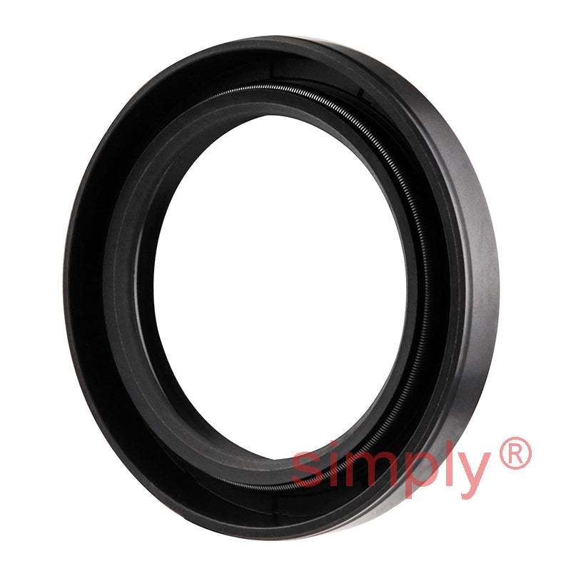 1.87x2.62x0.37 inch Nitrile Rubber Double Lip Rotary Shaft Oil Seal with Garter Spring R23 / TC Style