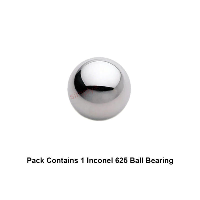 2.5mm Diameter Inconel 625 Ball - Allow 1-2 Days