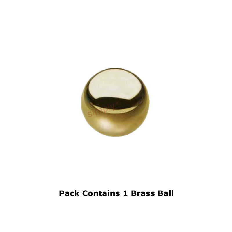 1/16 inch Diameter Brass Ball