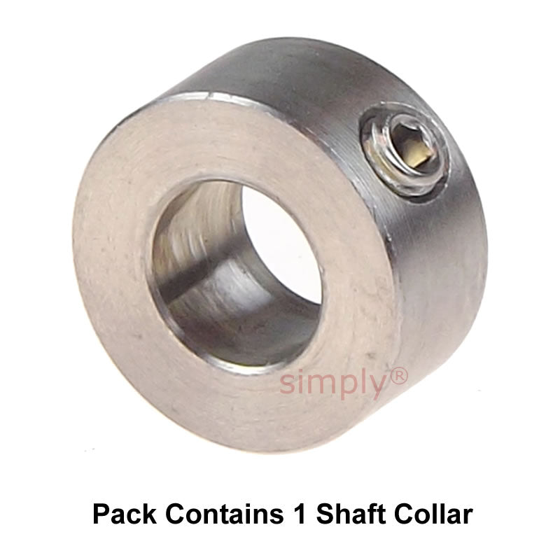 CABU16ST Stainless Steel Shaft Collar 16x28x12mm with Set Screw