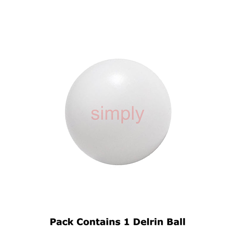 30mm Diameter Solid Delrin Polyoxymethylene (POM) / Celcon Plastic Ball