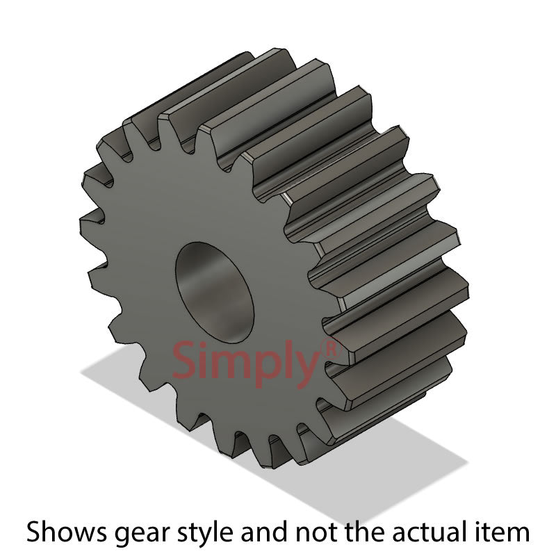 SS10/114A-12 Metric EN8 Spur Gear 114 Tooth 1 Mod Pilot Bored 14mm Or Smaller (H8)
