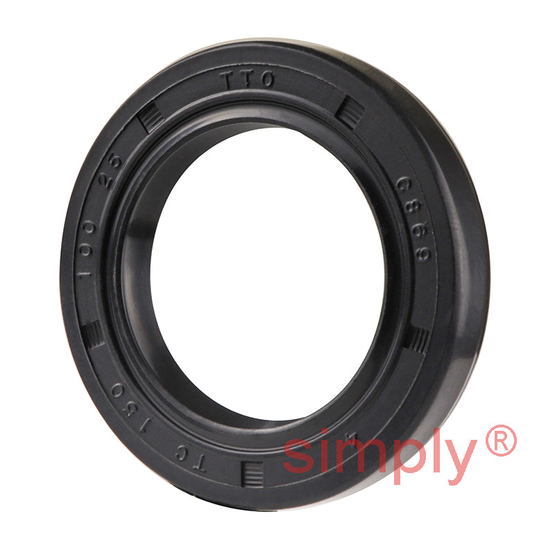 1x1.5x0.25 inch Nitrile Rubber Double Lip Rotary Shaft Oil Seal with Garter Spring R23 / TC Style