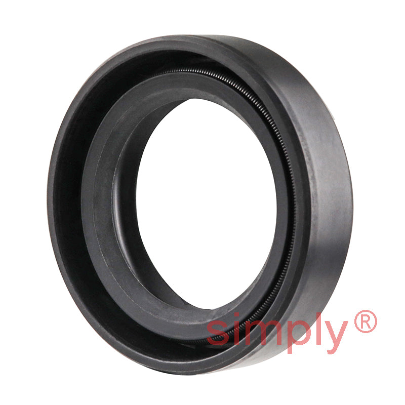 1x1.5x0.37 inch Nitrile Rubber Double Lip Rotary Shaft Oil Seal with Garter Spring R23 / TC Style