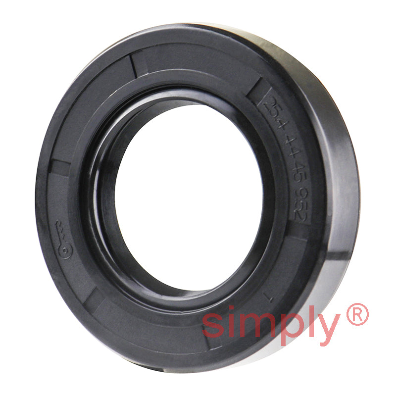 1x1.75x0.37 inch Nitrile Rubber Double Lip Rotary Shaft Oil Seal with Garter Spring R23 / TC Style