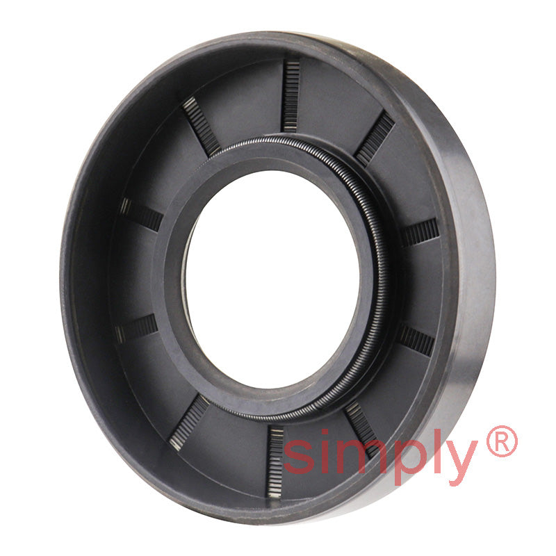 1x2.12x0.37 inch Nitrile Rubber Single Lip Rotary Shaft Oil Seal with Garter Spring R21 / SC Style