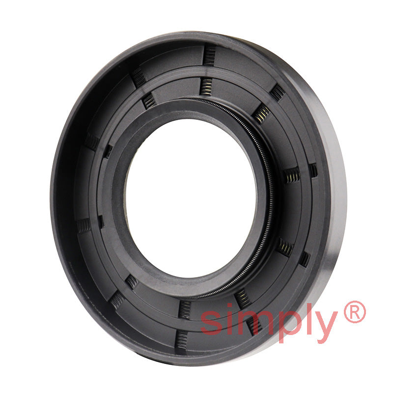 1x2x0.25 inch Nitrile Rubber Single Lip Rotary Shaft Oil Seal with Garter Spring R21 / SC