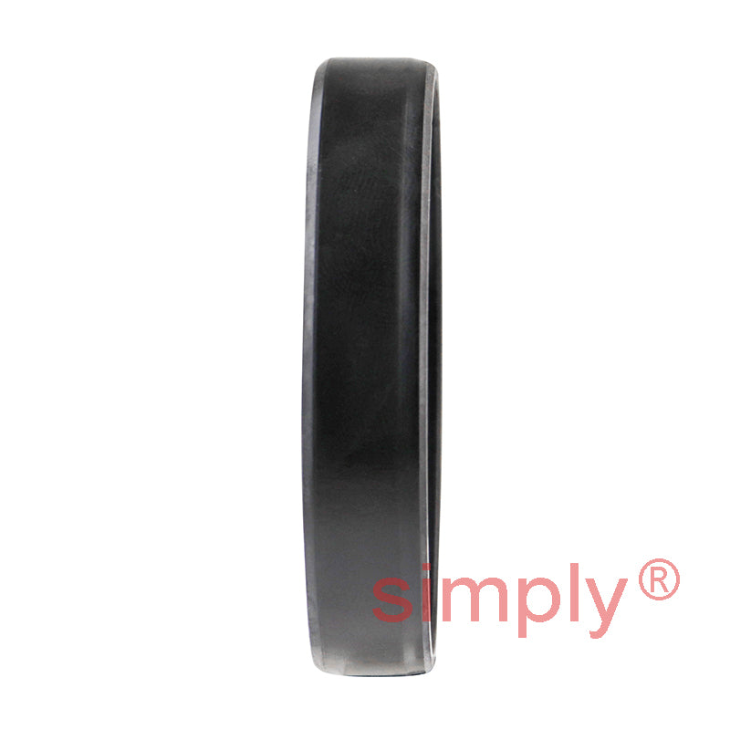 1x2x0.37 inch Nitrile Rubber Single Lip Rotary Shaft Oil Seal with Garter Spring R21 / SC