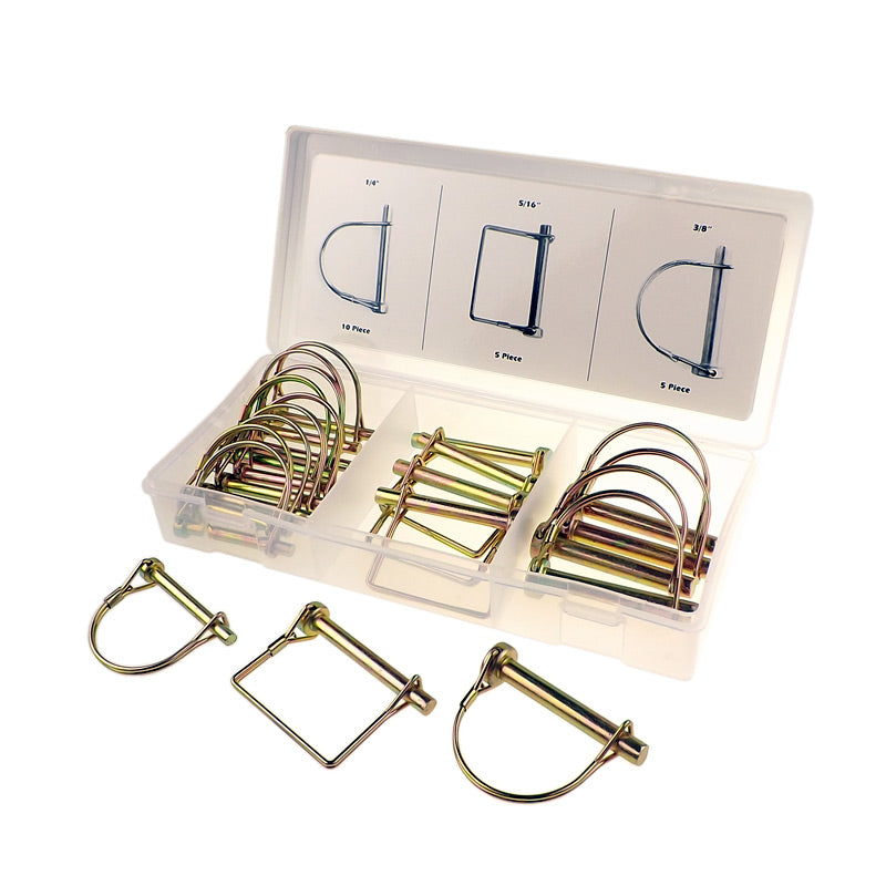20 Piece PTO (Power Take Off) Pin Assortment 
