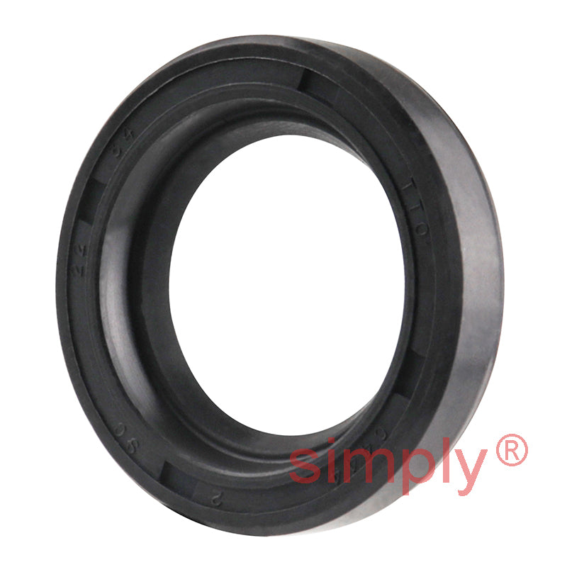 22x34x7mm Nitrile Rubber Single Lip Rotary Shaft Oil Seal with Garter Spring SC / R21