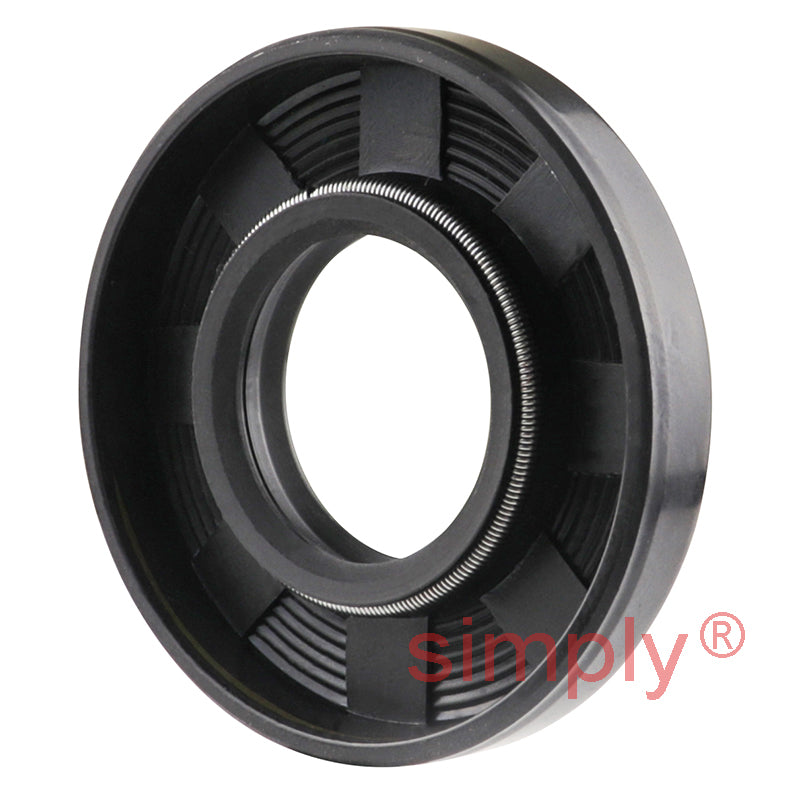 22x47x8TC4 Metric Fork and Damper Nitrile Rubber Oil Seal with Extra Internal Sealing Profile and Raised Outer Sealing Band on Outside Diameter