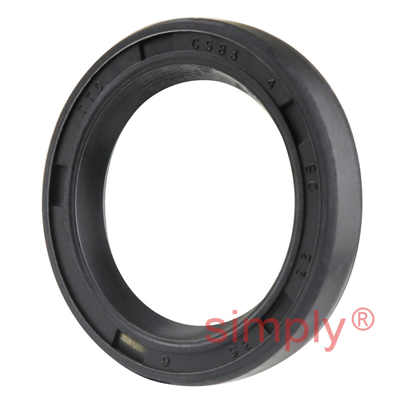 25x35x6mm Nitrile Rubber Single Lip Rotary Shaft Oil Seal with Garter Spring SC / R21