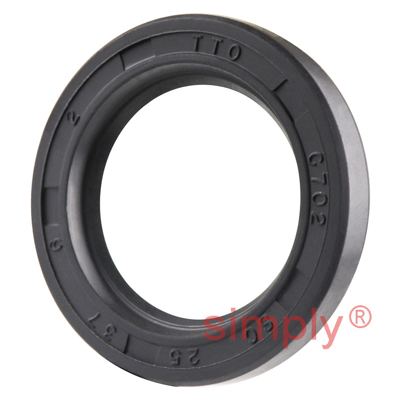 25x37x6mm Nitrile Rubber Single Lip Rotary Shaft Oil Seal with Garter Spring SC / R21