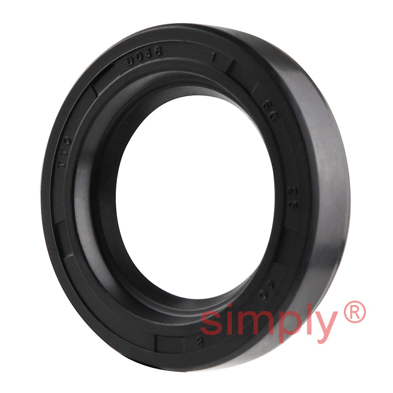 25x40x8mm Nitrile Rubber Single Lip Rotary Shaft Oil Seal with Garter Spring SC / R21