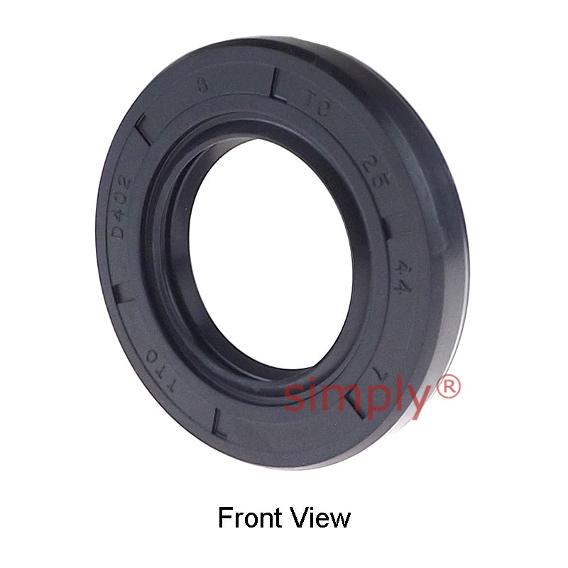25x44x7mm Nitrile Rubber Double Lip Rotary Shaft Oil Seal with Garter Spring TC / R23